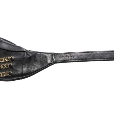 Fanny pack leather gold chain